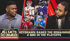 Keyshawn ranks the NFL Playoffs QBs: Mahomes, Jackson, Purdy & Goff | All Facts No Brakes